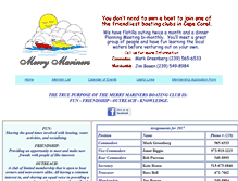 Tablet Screenshot of merrymariners.org